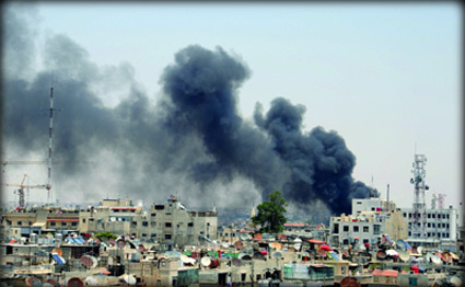 الابراهيمي يدين التفجيرات التي وقعت في دمشق ويصفها ” بالوحشية “