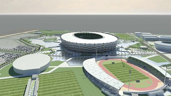 الوفد الخليجي يُشيد بالتطور الكبير في المدينة الرياضية