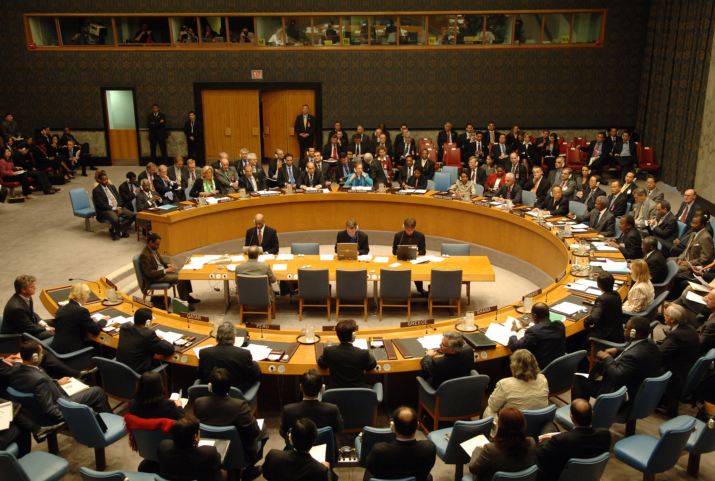 مجلس الامن الدولي يبحث وضع القضية الفلسطينية والمأساة السورية