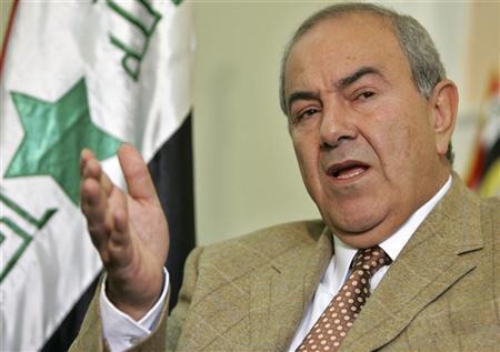 علاوي: وزراء القائمة العراقية يسعون إلى تقديم استقالاتهم بسبب التهميش الذي يعاني منه الوزراء