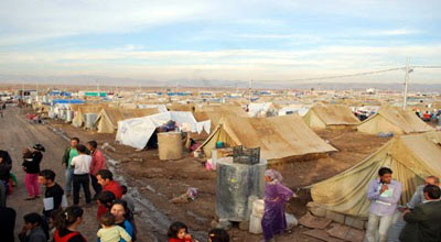 كوردستان: عدد اللاجئين السوريين ارتفع إلى 110 آلاف لاجئ