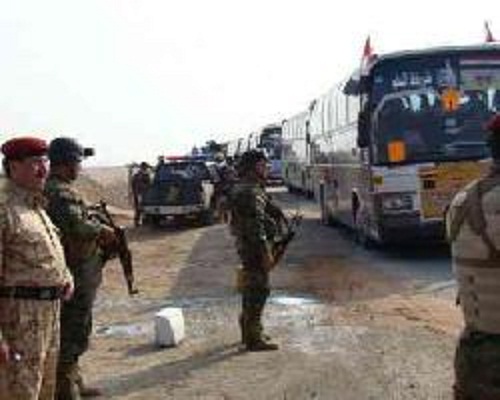 مسلحون يختطفون حافلة بركابها شمال شرق بغداد