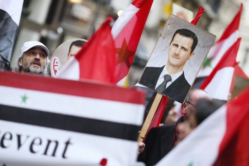 مدن اوربية تشهد تظاهرات مؤيدة للأسد