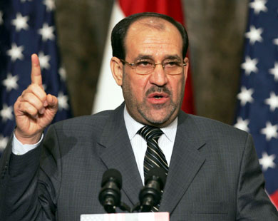الشعب العراقي يتساءل  ما الشيء الأهم من الأمن المتدهور..القانون : المالكي لن يحضر جلسة اليوم  لكثرة انشغاله !!