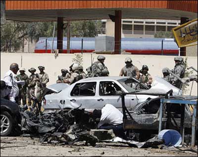 مقتل واصابة ثمانية جنود حكوميين في انفجار سيارة مفخخة بمحافظة نينوى
