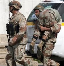 بانفجار عبوة ناسفة جنوب الموصل إصابة اثنين من عناصر الجيش الحكومي