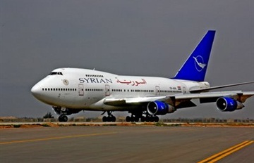 تفتيش طائرة سورية قادمة من ايران في مطار بغداد الدولي