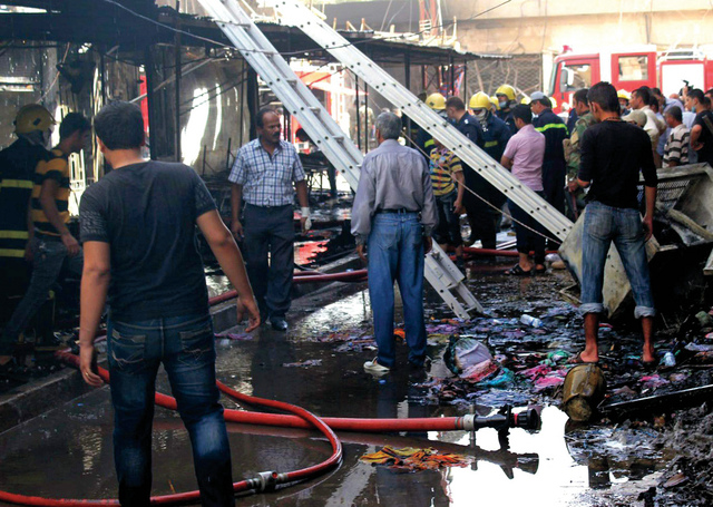 مصدر أمني:جرح 7 أشخاص من بينهم 4 من رجال الشرطة بتفجير في سوق مريدي سامراء