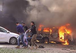جنوب الموصل إنفجار سيارة مفخخة يؤدي الى مقتل واصابة 20 شخصا