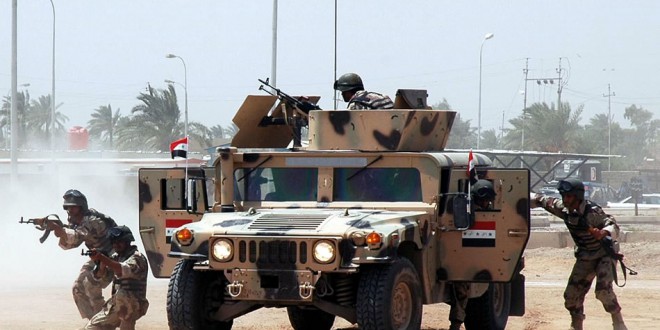 قوات الجيش تقوم بعملية واسعة النطاق للبحث عن مطلوبين في صلاح الدين