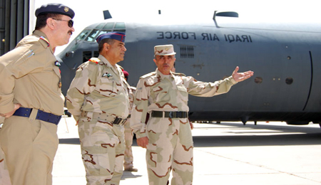وصول أول سرب طائرات التدريب الى قاعدة الامام علي الجوية في الناصرية