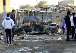 استشهاد واصابة 10 مدنيين بانفجار سيارة مفخخة شمالي بابل