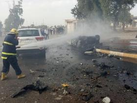 اصابة خمسة اشخاص في انفجار عبوة ناسفة جنوب شرق بغداد