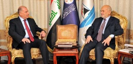 النجيفي والجعفري يبحثان “الوضع”السياسي في العراق