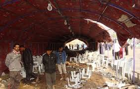 انتحاري يفجر نفسه وسط مجلس عزاء لشهداء المسيب الذين استشهدوا قبل 3 ايام