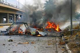 انفجار سيارتين مفخختين في منطقة الطالبية ببغداد وانباء عن سقوط ضحايا من المدنيين