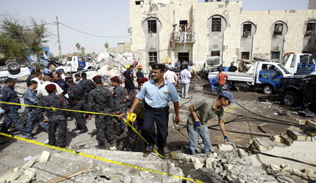 ارتفاع عدد ضحايا السيارات المفخخة التي شهدتها بغداد الى (136) قتيلا وجريحا