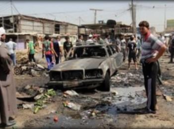 استشهاد واصابة 75 مدنيا بانفجار سيارة مفخخة قرب مجمع سكني للشبك بنينوى