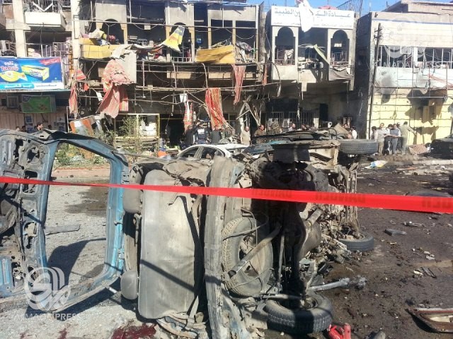 115شهيد وجريح حصيلة تفجيرات بغداد ليوم أمس