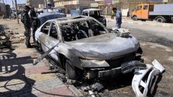 انفجار مفخخة قرب قناة العهد التلفزيونية العائدة لمنظمة بدر