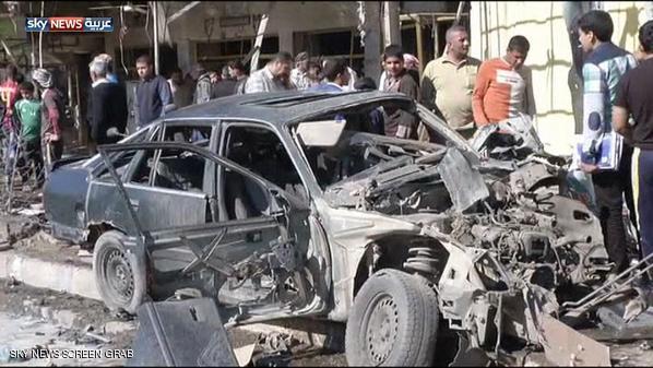 ارتفاع عدد ضحايا السيارات المفخخة التي هزت بغداد الى (126) قتيلا وجريحا