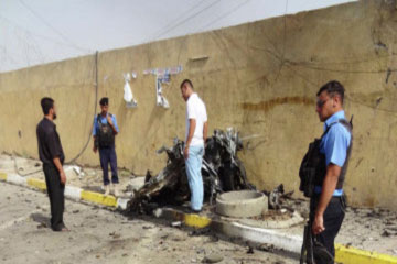 انفجار عبوة يتسبب في  مقتل واصابة ستة مدنيين شمال العاصمة بغداد