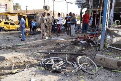 اصابة 7 مدنيين اثر انفجار عبوة ناسفة في البياع