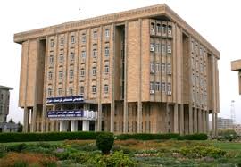 تماس كهربائي تسبب بإندلاع حريق في مبنى برلمان كردستان