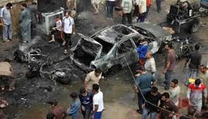 مقتل واصابة 60 شخصا في تفجير سيارتين ملغومتين بجنوب بغداد