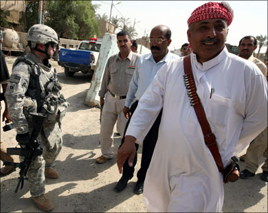 اصابة احد قادة الصحوة في محافظة الانبار