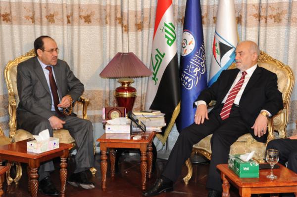 المالكي والجعفري يبحثان الوضع السياسي والامني العراقي