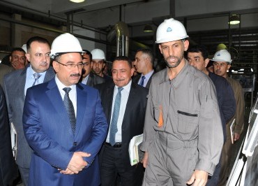 وزير الكهرباء يفتتح محطة كهرباء تازه الغازية بطاقة 292 ميكاواط