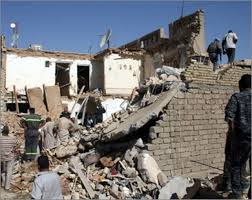 تفجير ثلاثة منازل تعود لمطلوبين بقضايا ارهابية في ناحية جبلة شمالي بابل