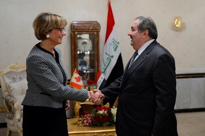 زيباري ويليش يبحثان التعاون المشترك بين العراق وكندا