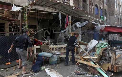 اصابة ستة مدنيين بجروح اثر انفجار عبوة ناسفة في الدورة