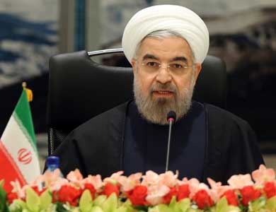 الرئيس الايراني:نحن على استعداد لإجراء محادثات جادة للتوصل الى اتفاق شامل حول برنامجنا النووي