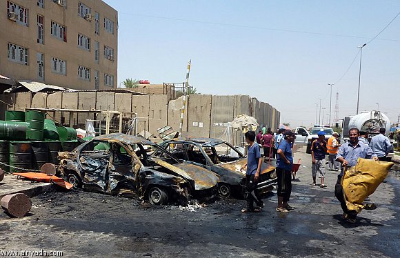 مقتل واصابة 10 مدنيين بانفجار ملغمة في خان بني سعد
