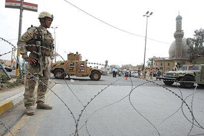 اجراءات امنية مشددة في بغداد