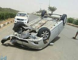 اصابة 5 اشخاص اثر انقلاب سيارة شمالي صلاح الدين