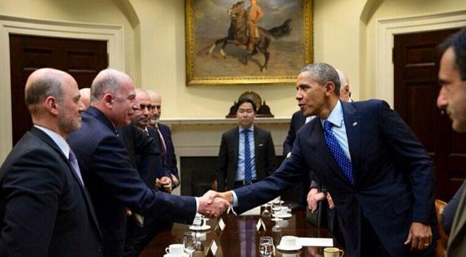 الامن الامريكي :النجيفي هو من طلب حضور الاخواني انس التكريتي في لقائه مع اوباما