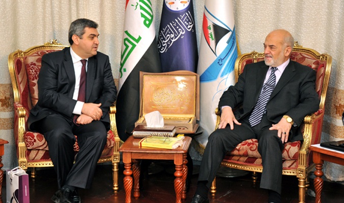 الجعفري والسفير التركي يبحثان تعزيز العلاقات بين البلدين