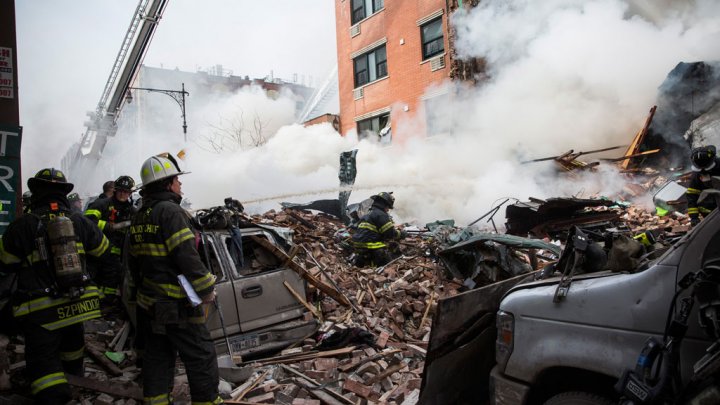 نيويورك :اصابة 11 شخصا نتيجة حريق في مبنى