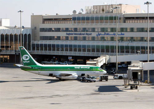 سقوط قذائف هاون على مطار بغداد الدولي!