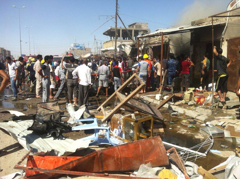 مقتل واصابة 5 اشخاص بانفجار ملغمة وسط بغداد