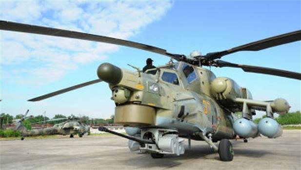 دفة جديدة من طائرات مي 35  الروسية للعراق