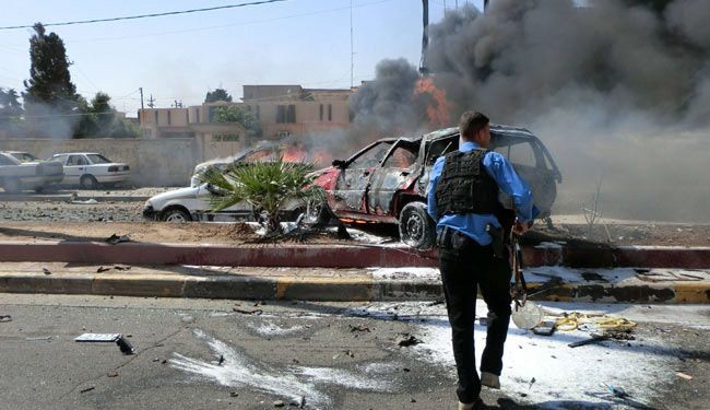في منطقة الشعلة شمال غربي بغداد اصابة  6  مدنيين بانفجار سيارة مفخخة