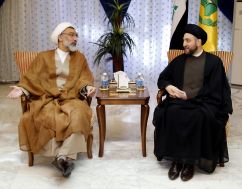 الحبايب..الحكيم ووزير العدل الايراني يبحثان الوضع السياسي في العراق