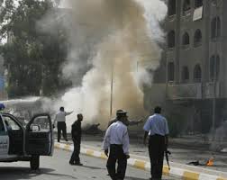 اصابة 4 عناصر من الشرطة بانفجار عبوة ناسفة جنوبي بغداد
