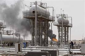 اندلاع حريق هائل في مصفى بيجي النفطي شمال تكريت