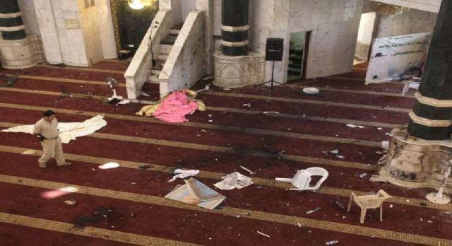 تفاصيل  حادثة مسجد مصعب بن عمير الارهابية